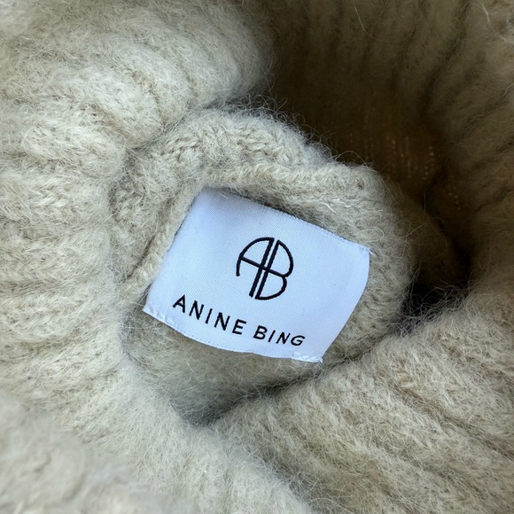 ANINE Bing Denver cream alpaca sweater size S - Picture 5 of 9